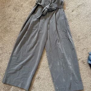 Dress Forum Charcoal trousers with Belt